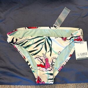 Carve Designs Sml Laguna swim bottom Botanical
